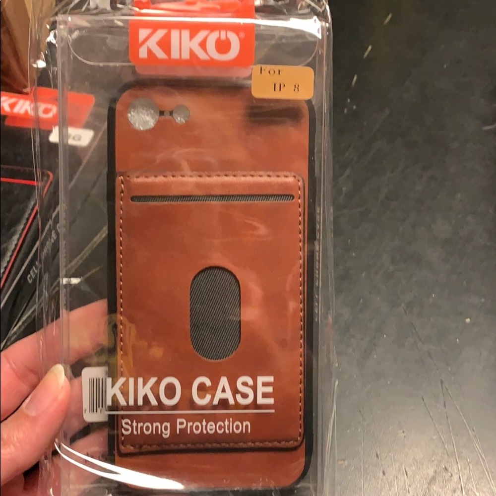 Kiko IPhone 8 brown leather case